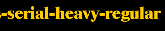 Thames-Serial-Heavy-Regular.ttf类型，T字母英文