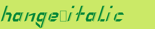 The-Change-Italic.ttf类型，T字母英文