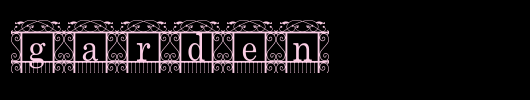 The-Garden.ttf类型，T字母英文