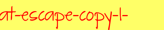 The-Great-Escape-copy-1-.ttf类型，T字母英文