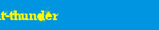 The-Great-Thunder.ttf类型，T字母英文