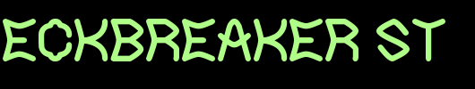 The-Neckbreaker-St.ttf类型，T字母英文