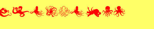 The-Octopus.ttf类型，T字母英文