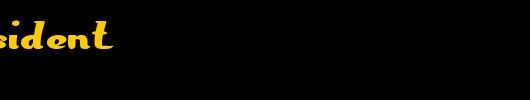 The-PRESIDENT.ttf类型，T字母英文