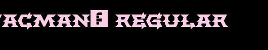 The-PacMan-Regular.ttf类型，T字母英文