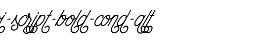 The-Wahhabi-Script-Bold-Cond-Alt.ttf类型，T字母英文