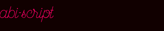 The-Wahhabi-Script.ttf类型，T字母英文