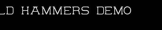 The-Wild-Hammers-Demo.ttf类型，T字母英文