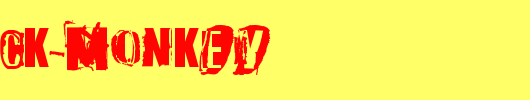 The-quick-monkey.ttf类型，T字母英文