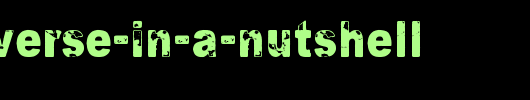 The-universe-in-a-nutshell_英文字体