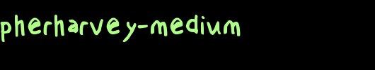 TheChristopherHarvey-Medium.otf类型，T字母英文
