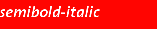 TheSansSemiBold-Italic.ttf类型，T字母英文