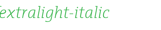 TheSerifExtraLight-Italic.ttf类型，T字母英文