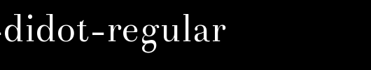 Theano-Didot-Regular.ttf类型，T字母英文