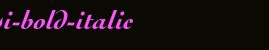 Thesis-SSi-Bold-Italic.ttf类型，T字母英文