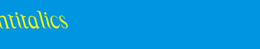ThessalyAntitalics.ttf类型，T字母英文