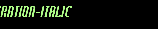 ThirdGeneration-Italic.ttf类型，T字母英文