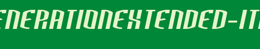ThirdGenerationExtended-Italic.ttf类型，T字母英文
