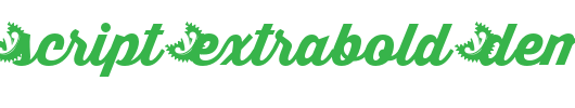 Thirsty-Script-Extrabold-Demo.otf类型，T字母英文