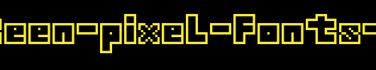 Thirteen-Pixel-Fonts-Regular.ttf类型，T字母英文