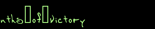 Thirty-Months-of-Victory.ttf类型，T字母英文