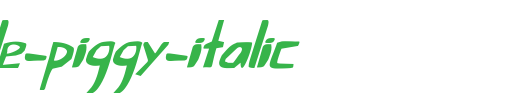 This-Little-Piggy-Italic.ttf类型，T字母英文
