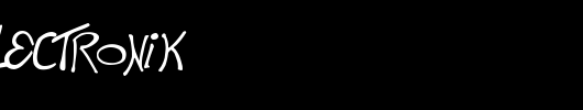 This-is-Electronik.ttf类型，T字母英文