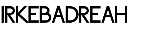 ThohirKeBadreah.otf类型，T字母英文