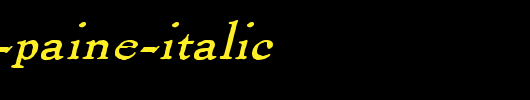 Thomas-Paine-Italic.ttf类型，T字母英文
