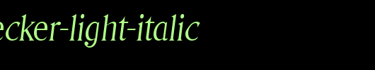 ThomasBecker-Light-Italic.ttf类型，T字母英文