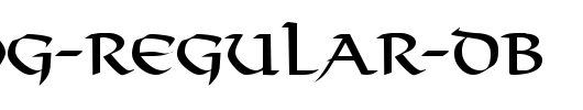 Thong-Regular-DB.ttf类型，T字母英文