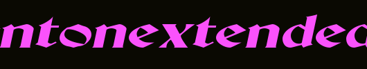 ThorntonExtended-Italic.ttf类型，T字母英文