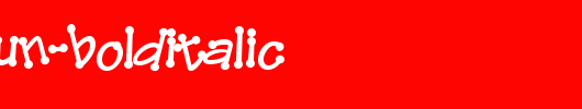 ThreadFun-BoldItalic.ttf类型，T字母英文