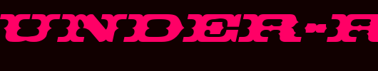 Thunder-row-Italic.ttf类型，T字母英文