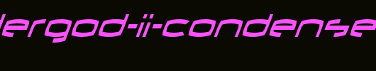 Thundergod-II-Condensed-Italic.ttf类型，T字母英文