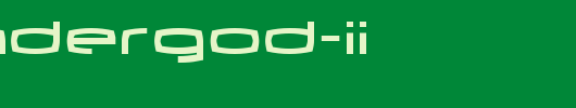 Thundergod-II.ttf类型，T字母英文
