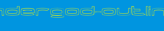 Thundergod-Outline-copy-2-.ttf类型，T字母英文