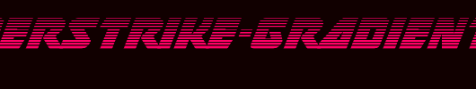Thunderstrike-Gradient.ttf类型，T字母英文