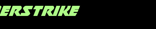 Thunderstrike.ttf类型，T字母英文