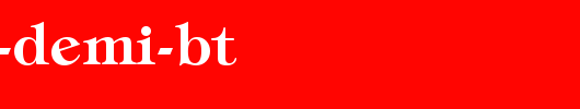 Tiffany-Demi-BT.ttf类型，T字母英文