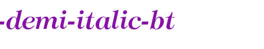 Tiffany-Demi-Italic-BT.ttf类型，T字母英文