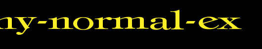 Tiffany-Normal-Ex.ttf类型，T字母英文