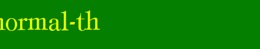 Tiffany-Normal-Th.ttf类型，T字母英文