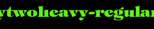 TiffanyTwoHeavy-Regular-DB.ttf类型，T字母英文