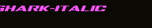 Tigershark-Italic.ttf类型，T字母英文