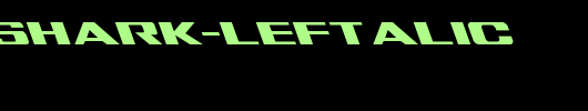 Tigershark-Leftalic.ttf类型，T字母英文