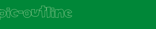 Tiki-Tropic-Outline.ttf类型，T字母英文