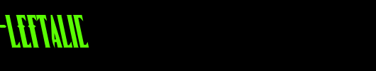 Timberwolf-Leftalic.ttf类型，T字母英文