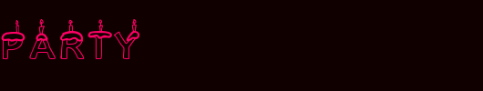 TimeToParty.ttf类型，T字母英文