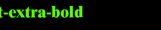 Times-LT-Extra-Bold.ttf类型，T字母英文